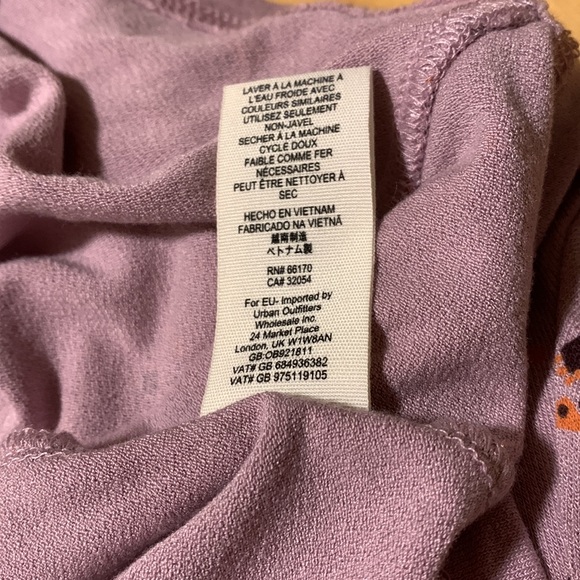 FREE PEOPLE Bosanova Print Cropped Top in Lilac Combo - Picture 5 of 5